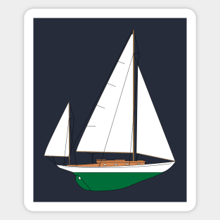 Concordia Yawl Sailboat Sticker